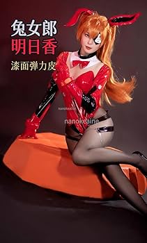 Amazon.co.jp: 綾波レイ アスカ バニーガール コスプレ衣装
